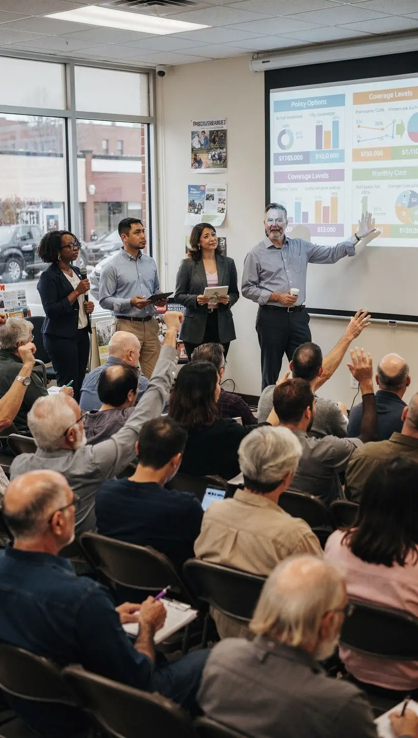 Infografika ilustrująca korzyści z wyboru lokalnego ubezpieczenia samochodowego.