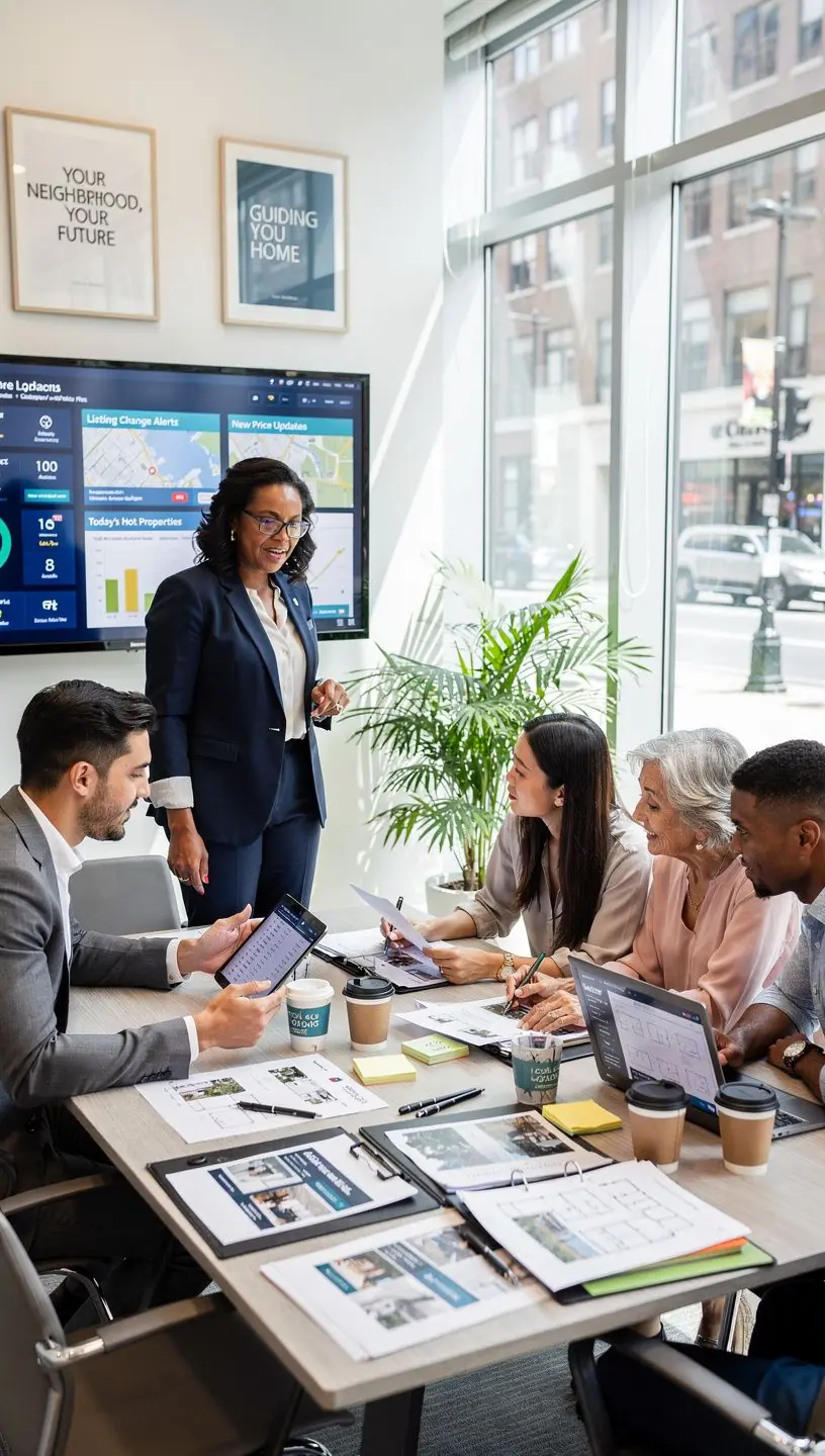 Grafika przedstawiająca statystyki rynku nieruchomości w danym regionie