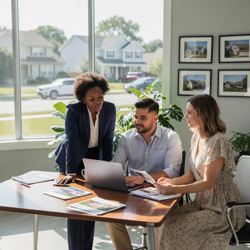 Zespół ekspertów omawiający zmiany w dostępnych ofertach.