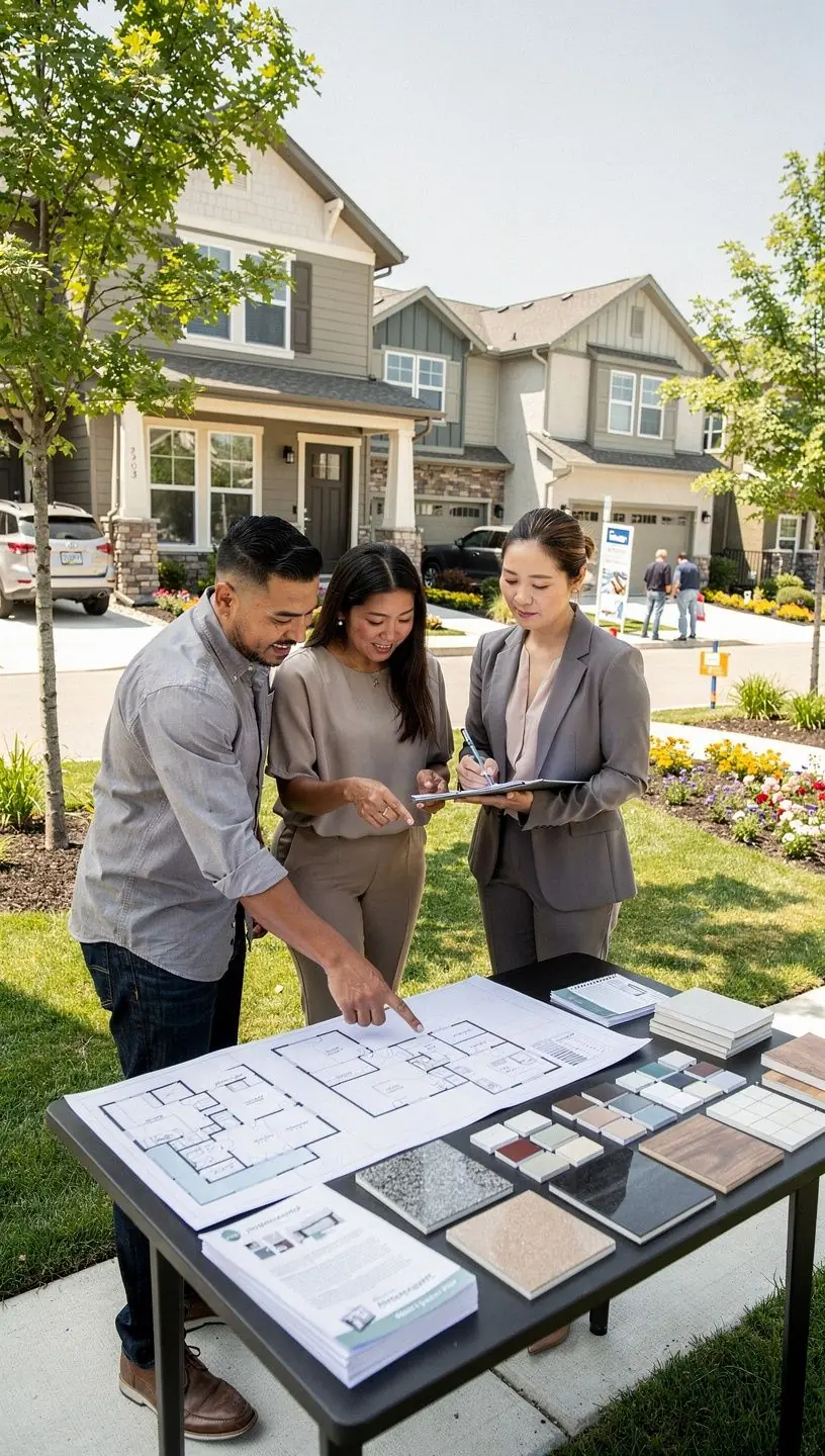 Klucz do nowego mieszkania trzymany w dłoni przez szczęśliwego nabywcę.